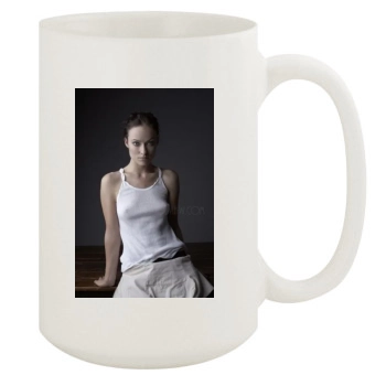 Olivia Wilde 15oz White Mug