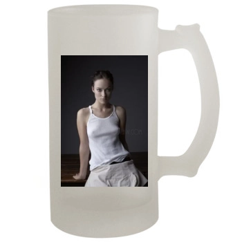 Olivia Wilde 16oz Frosted Beer Stein