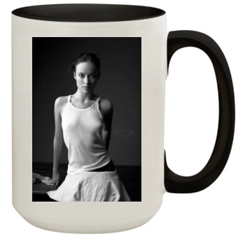 Olivia Wilde 15oz Colored Inner & Handle Mug