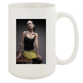 Olivia Wilde 15oz White Mug