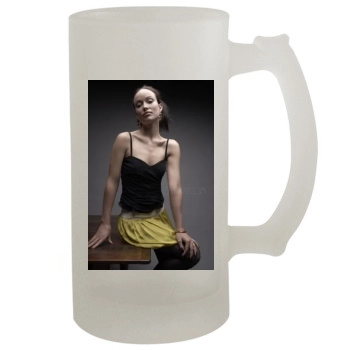 Olivia Wilde 16oz Frosted Beer Stein