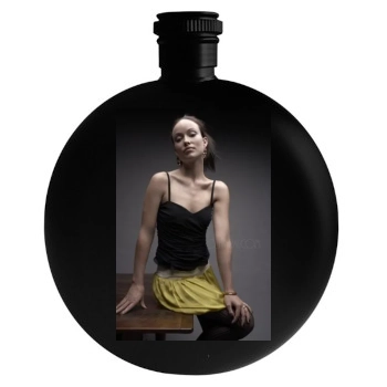 Olivia Wilde Round Flask