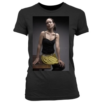 Olivia Wilde Women's Junior Cut Crewneck T-Shirt