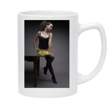 Olivia Wilde 14oz White Statesman Mug