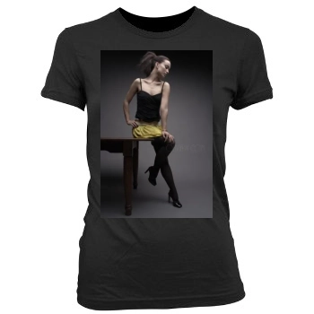 Olivia Wilde Women's Junior Cut Crewneck T-Shirt