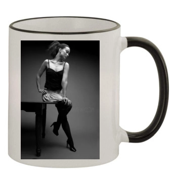 Olivia Wilde 11oz Colored Rim & Handle Mug