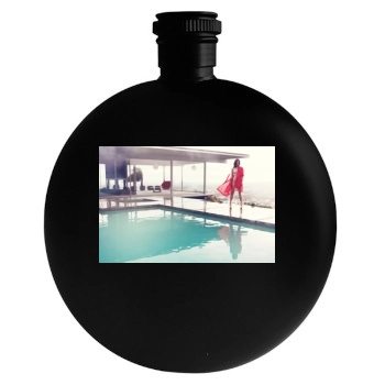 Olivia Wilde Round Flask