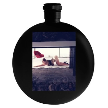 Olivia Wilde Round Flask