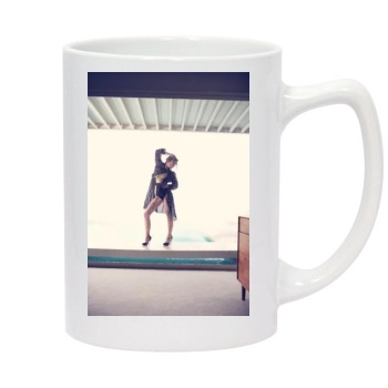 Olivia Wilde 14oz White Statesman Mug