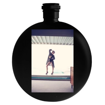 Olivia Wilde Round Flask