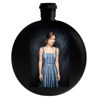 Olivia Wilde Round Flask