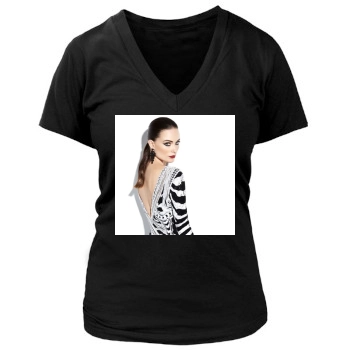 Olivia Wilde Women's Deep V-Neck TShirt