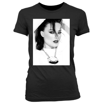 Olivia Wilde Women's Junior Cut Crewneck T-Shirt