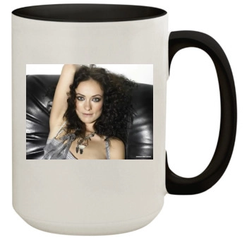 Olivia Wilde 15oz Colored Inner & Handle Mug