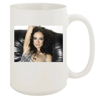 Olivia Wilde 15oz White Mug