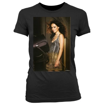 Olivia Wilde Women's Junior Cut Crewneck T-Shirt