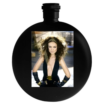 Olivia Wilde Round Flask