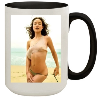 Olivia Wilde 15oz Colored Inner & Handle Mug