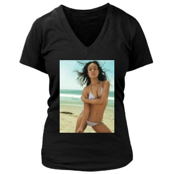 Olivia Wilde Women's Deep V-Neck TShirt