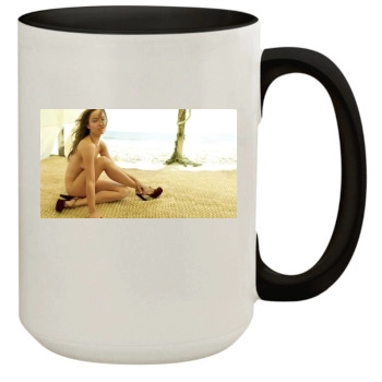 Olivia Wilde 15oz Colored Inner & Handle Mug