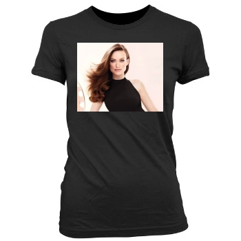 Olivia Wilde Women's Junior Cut Crewneck T-Shirt