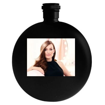 Olivia Wilde Round Flask