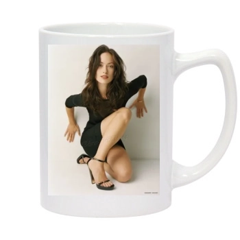 Olivia Wilde 14oz White Statesman Mug