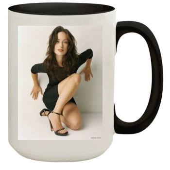 Olivia Wilde 15oz Colored Inner & Handle Mug