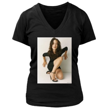 Olivia Wilde Women's Deep V-Neck TShirt