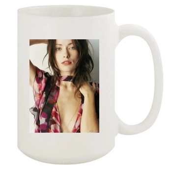 Olivia Wilde 15oz White Mug