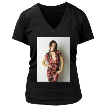 Olivia Wilde Women's Deep V-Neck TShirt