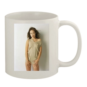 Olivia Wilde 11oz White Mug