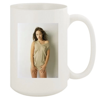 Olivia Wilde 15oz White Mug