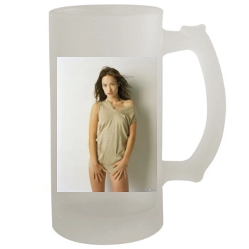 Olivia Wilde 16oz Frosted Beer Stein