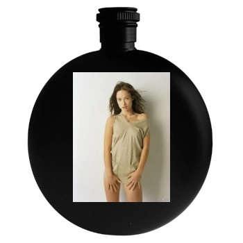 Olivia Wilde Round Flask