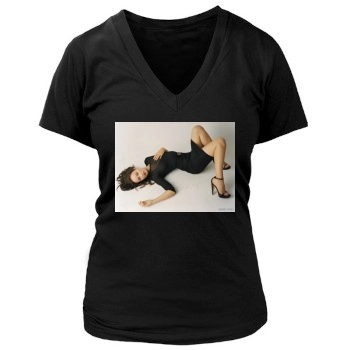 Olivia Wilde Women's Deep V-Neck TShirt