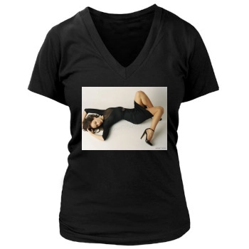 Olivia Wilde Women's Deep V-Neck TShirt