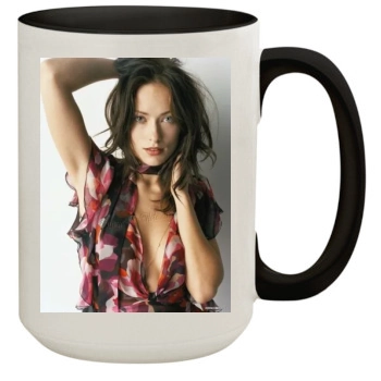 Olivia Wilde 15oz Colored Inner & Handle Mug