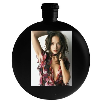 Olivia Wilde Round Flask