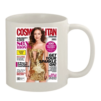 Olivia Wilde 11oz White Mug