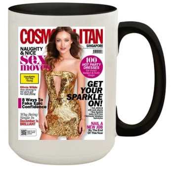 Olivia Wilde 15oz Colored Inner & Handle Mug