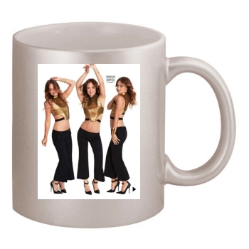 Olivia Wilde 11oz Metallic Silver Mug