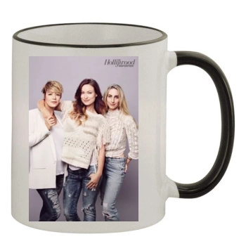 Olivia Wilde 11oz Colored Rim & Handle Mug