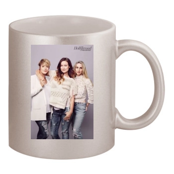 Olivia Wilde 11oz Metallic Silver Mug