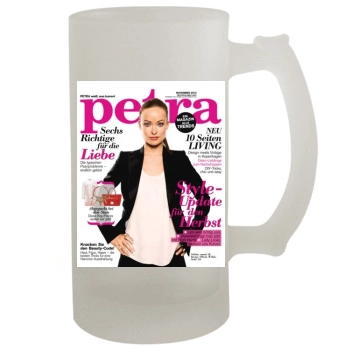 Olivia Wilde 16oz Frosted Beer Stein