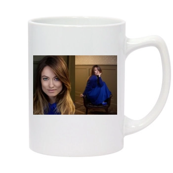 Olivia Wilde 14oz White Statesman Mug