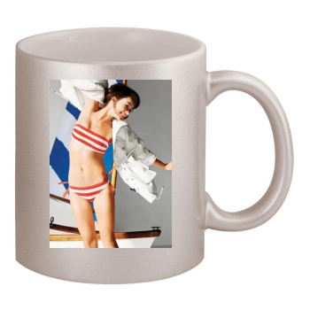 Olivia Wilde 11oz Metallic Silver Mug