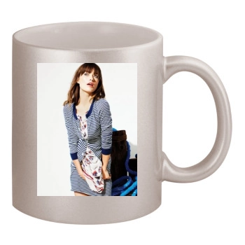 Olivia Wilde 11oz Metallic Silver Mug