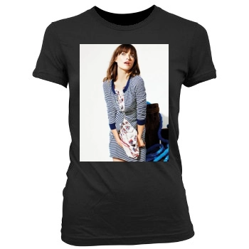 Olivia Wilde Women's Junior Cut Crewneck T-Shirt