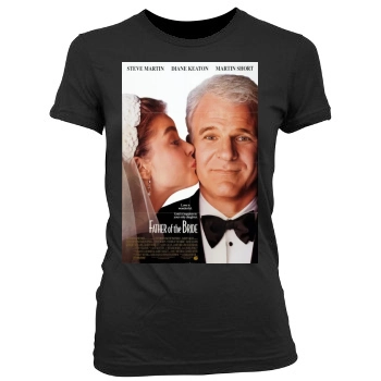 Father of the Bride (1991) Women's Junior Cut Crewneck T-Shirt